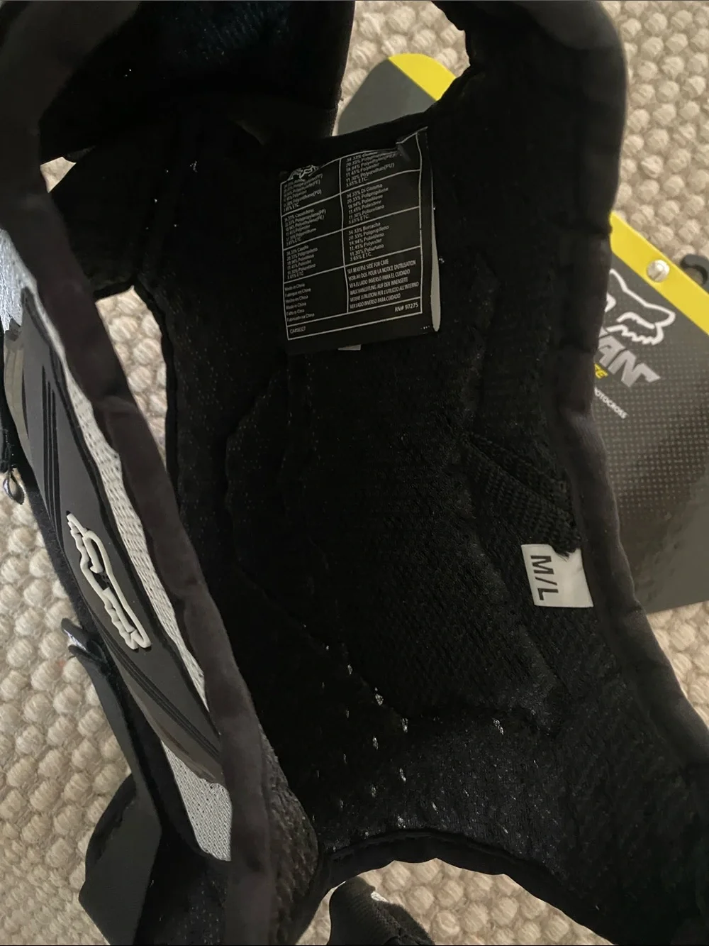 NWT! Fox peewee titan roost deflector Protective Chest Guard